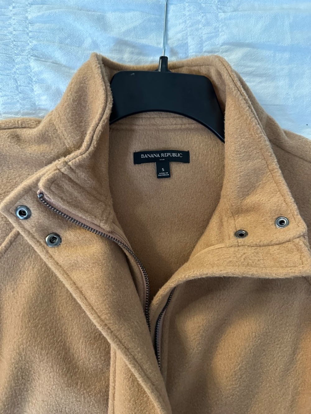 Banana Republic Brushed Short Jacket – Camel | Size S - Picture 6 of 8